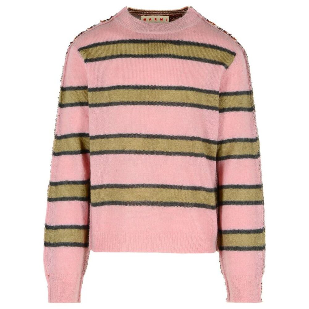 Marni Pink Mohair Blend Sweater Men